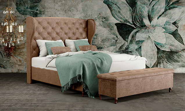 Łóżko tapicerowane Melva