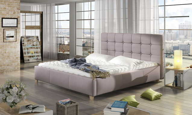 Łóżka tapicerowane w stylu skandynawskim